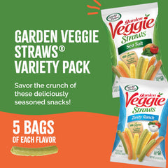 Sensible Portions Veggie Straws close-up of colorful, crunchy straws
