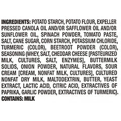 Sensible Portions veggie straws zesty ranch bag emphasizes bold flavor with fewer fats