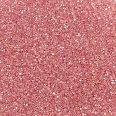 Sentovac Rose Gold sanding sugar crystals close-up shimmering on cookies and cupcakes