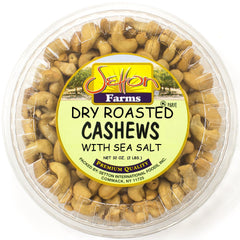 Setton Farms cashews dry roasted with sea salt in 32 oz bag for snacking