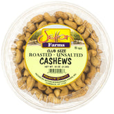 Setton Farms roasted unsalted cashews in a bulk 32 oz bag for easy snacking