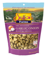 Setton Farms pistachios in-shell garlic onion 6oz bag for on-the-go snacking