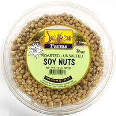 Setton Farms roasted soynuts in a bowl, a protein-rich snack ready to enjoy.