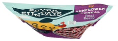 Seven Sundays Real Berry ingredients, grain-free mix with upcycled protein.
