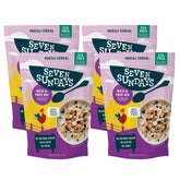 Seven Sundays Wild and Free Muesli bowl with blueberries and chia for a hearty breakfast