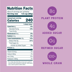 Seven Sundays Wild and Free Muesli bag showcasing gluten-free, zero refined sugar breakfast option