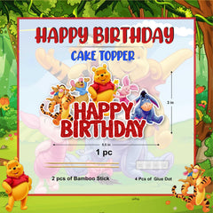 Seyal Winie The Pooh topper close-up reveals detailed design