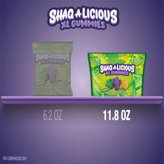 SHAQ-A-LICIOUS XL Gummies pineapple flavor energizes party trays