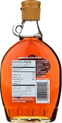 Shady Maple Farm maple syrup being poured over pancakes for breakfast