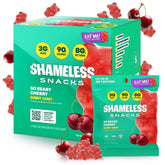 Shameless Snacks Beary Cherry Gummies packaging front with keto-friendly appeal