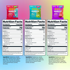 Shameless Snacks Sour Blue Raspberry gummies, low-carb treat for on-the-go.
