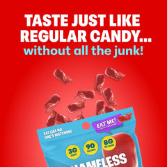 Shameless Snacks Wunderlicious Whales keto label highlights low net carbs per serving.