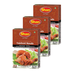 Shan Tandoori seasoning packaging box for quick weeknight meals