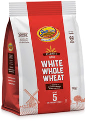Shibolim White Whole Wheat Flour bag in 5lb packaging for everyday baking.