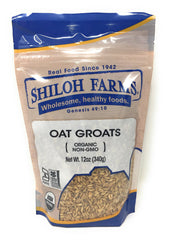 Shiloh Farms oat groats two 12oz bags for pantry cooking and quick meals