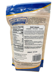 Shiloh Farms Organic Oat Bran porridge on stove for quick breakfast.