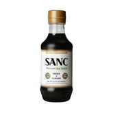 Shinangchon SANC soy sauce bottle front view showing premium packaging and bottle shape