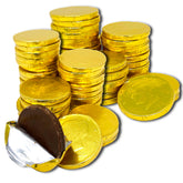Shippedfast chocolate gold coins in a 1lb bag, great for buffets and gifts.