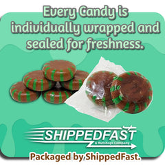 Shippedfast Chocolate Starlight Mint Candy in a 1lb bag for bulk snacking.