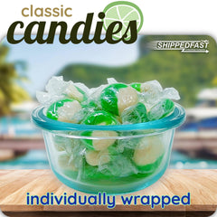 ShippedFast Key Lime Disc-wrapped candies ready for sharing at events.
