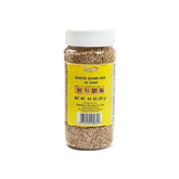 Shirakiku roasted sesame seeds bottle enhances salads with nutty flavor and crunch
