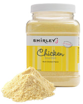 Shirley J Rich Chicken Bouillon Powder bottle for instant, chef-quality broth