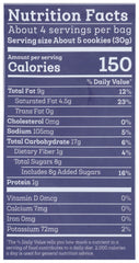 Siete Mexican Wedding Cookies in resealable bag preserving freshness for snacking.