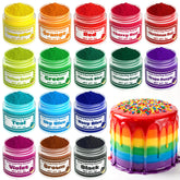 SigWong 16-color powder bottles for vibrant, even cake coloring