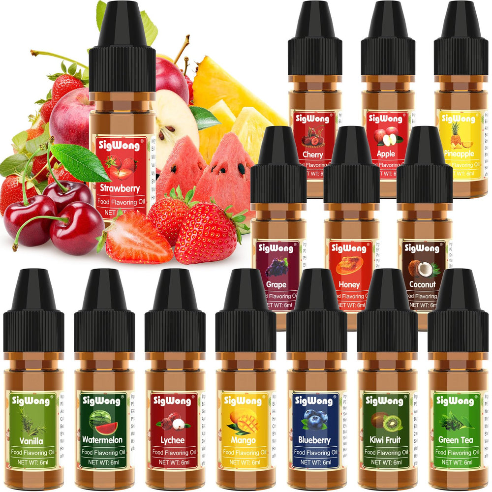 SigWong 14-flavor set of flavoring oil for baking and drinks