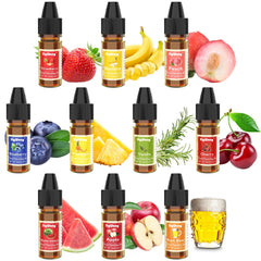 SigWong strawberry flavoring oil bottle pour adds aroma to snacks and drinks.