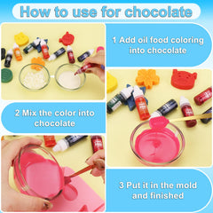 SigWong oil-based coloring bottle enhances buttercream, cookies, and cupcakes with bright hues.