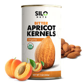 SILO NUTS organic bitter apricot kernels 16oz pack for healthy cooking