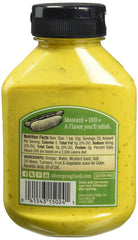 Silver Spring Mustard Spring Dill hot dog topping shows zippy dill flavor.