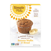 Simple Mills Banana Muffin Mix pack shot highlighting gluten-free, plant-based goodness