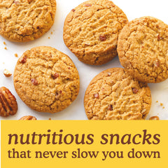 Simple Mills Almond Flour Cookies Toasted Pecan — bite shot, flavorful crunch for vegan diets.