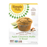 Simple Mills Apple Cinnamon Muffin Mix box, gluten-free baking option for quick treats