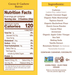 Simple Mills Cocoa Cashew Cookies packaging bag display