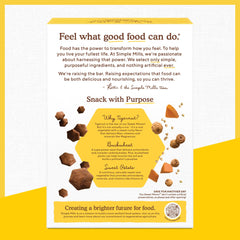 Simple Mills Cookie Cocoa Blast plated cookies invite indulgent flavor.