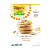 Simple Mills Cracker Seed Original packshot highlights premium ingredients.