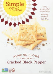 Texture close-up of almond-flour crackers showing crisp bite