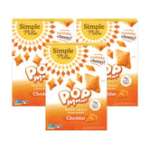 Simple Mills Pop Mmms Cheddar Crackers pack of 3 with crave-worthy crunch