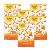 Simple Mills Pop Mmms Cheddar crackers pack ready for on-the-go snacking.