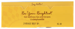 Simple Mills Sweet Thins Choco Brownie served with yogurt, a flavorful pairing.