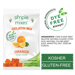 Simple Mixes gelatin cups-ready image: convenient four-serving portions.
