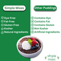 Simple Mixes pie filling dairy-free option ready to pour