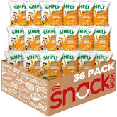 Simply Cheetos White Cheddar puffs bag for convenient single-serving snacking