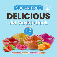 Simply Delish Jel Orange dish with set dessert for a fruity treat.