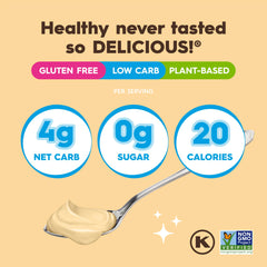 Simply Delish pudding prepared serving shows creamy texture in minutes.