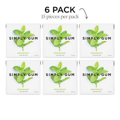 Plant-based oils flavor panel on SIMPLY Gum packaging