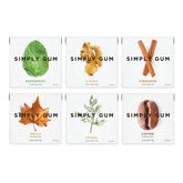 SIMPLY Gum Variety Pack front view highlighting plastic-free chewing options